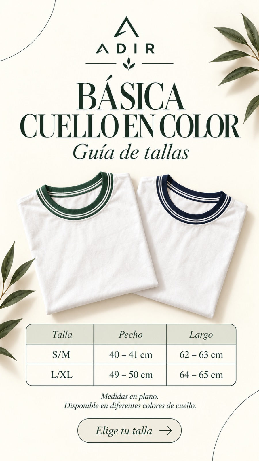 Básica Cuello en Color ADIR